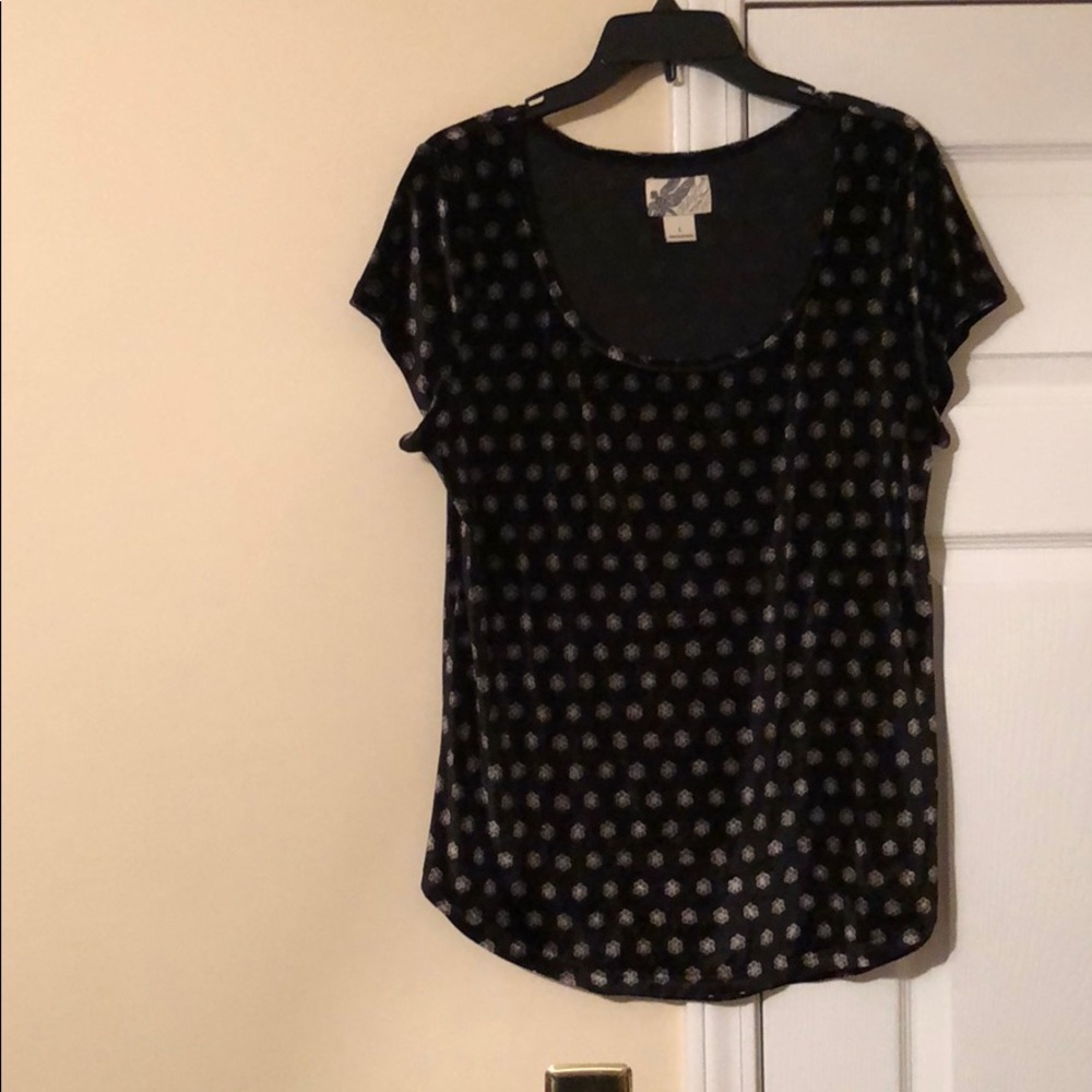 Holly Hock for Lucky Brand Velvet T-shirt
